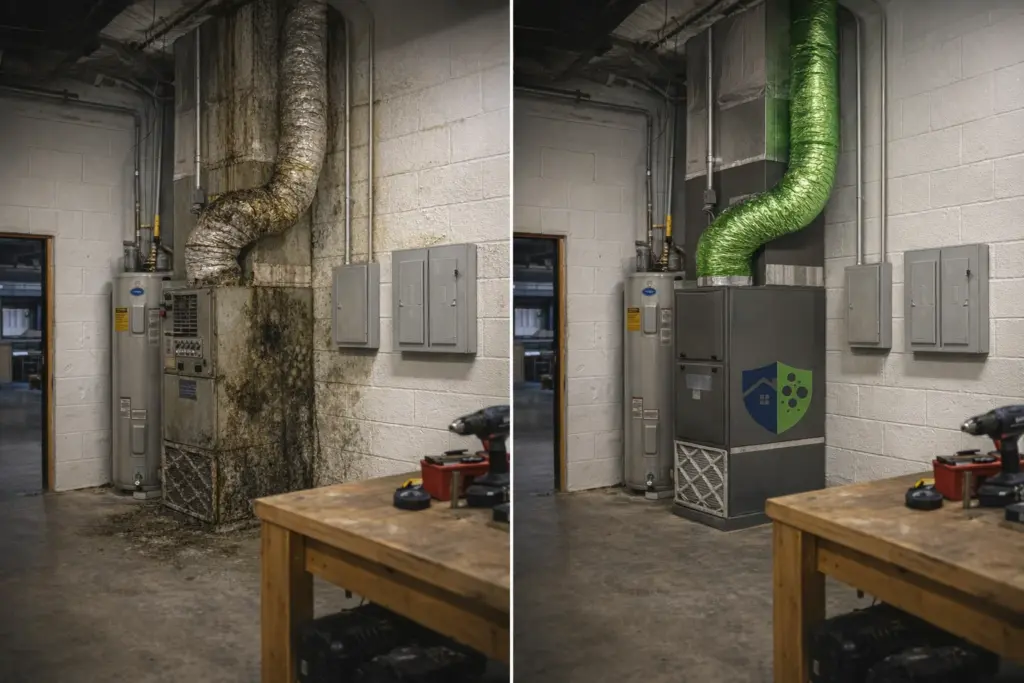 Mold Treatment Houston - Before & After 4